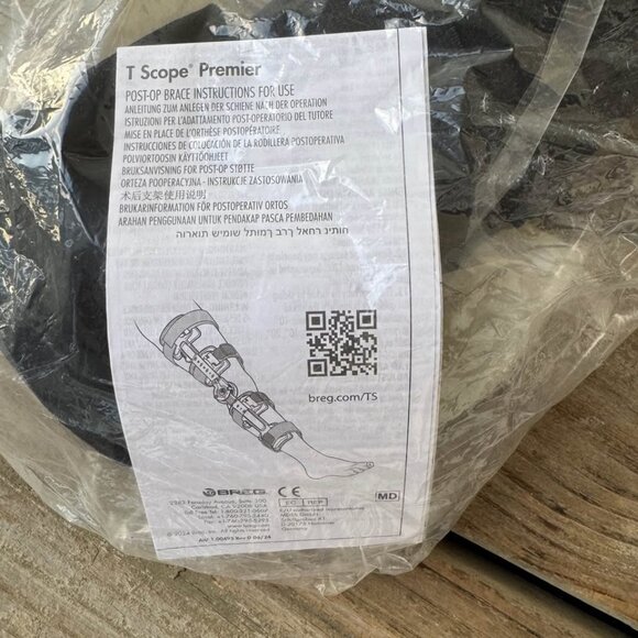 Breg T Scope Premier Post-Op Knee Brace Plus another brace - Picture 8 of 8